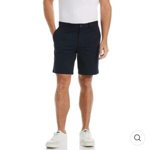 Original Penguin Men's Micro Corduroy Slim Fit Chinos Shorts Navy Blue Size 32